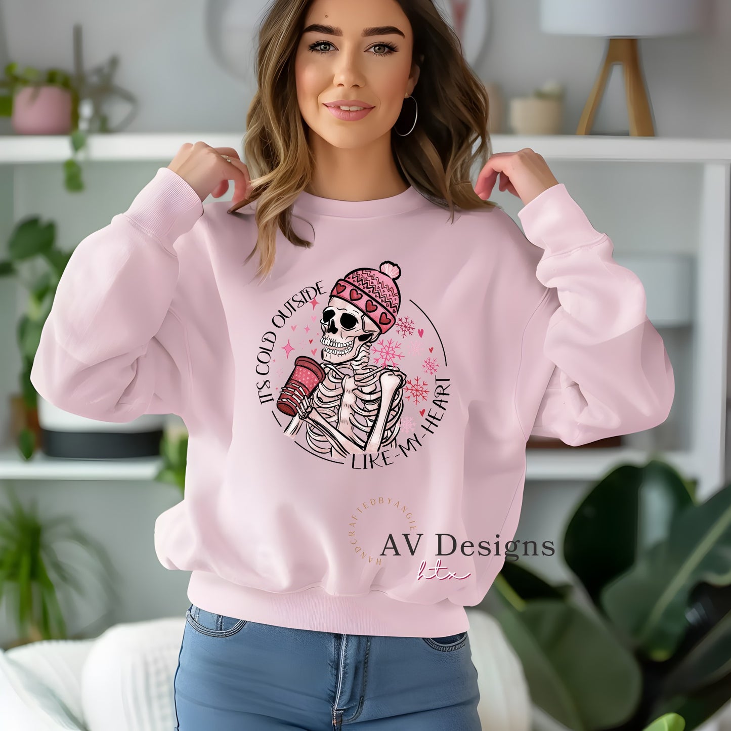 Cold like my heart Crew Sweater