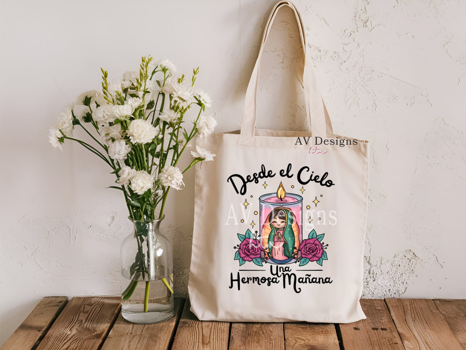 Desde el Cielo tote bag