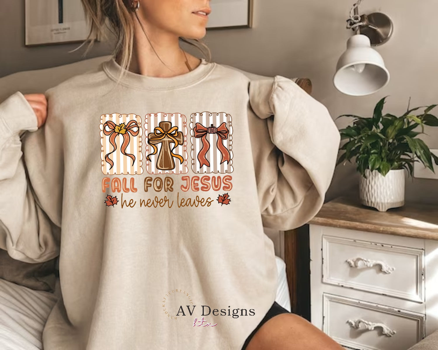 Fall for Jesus Crew Sweater