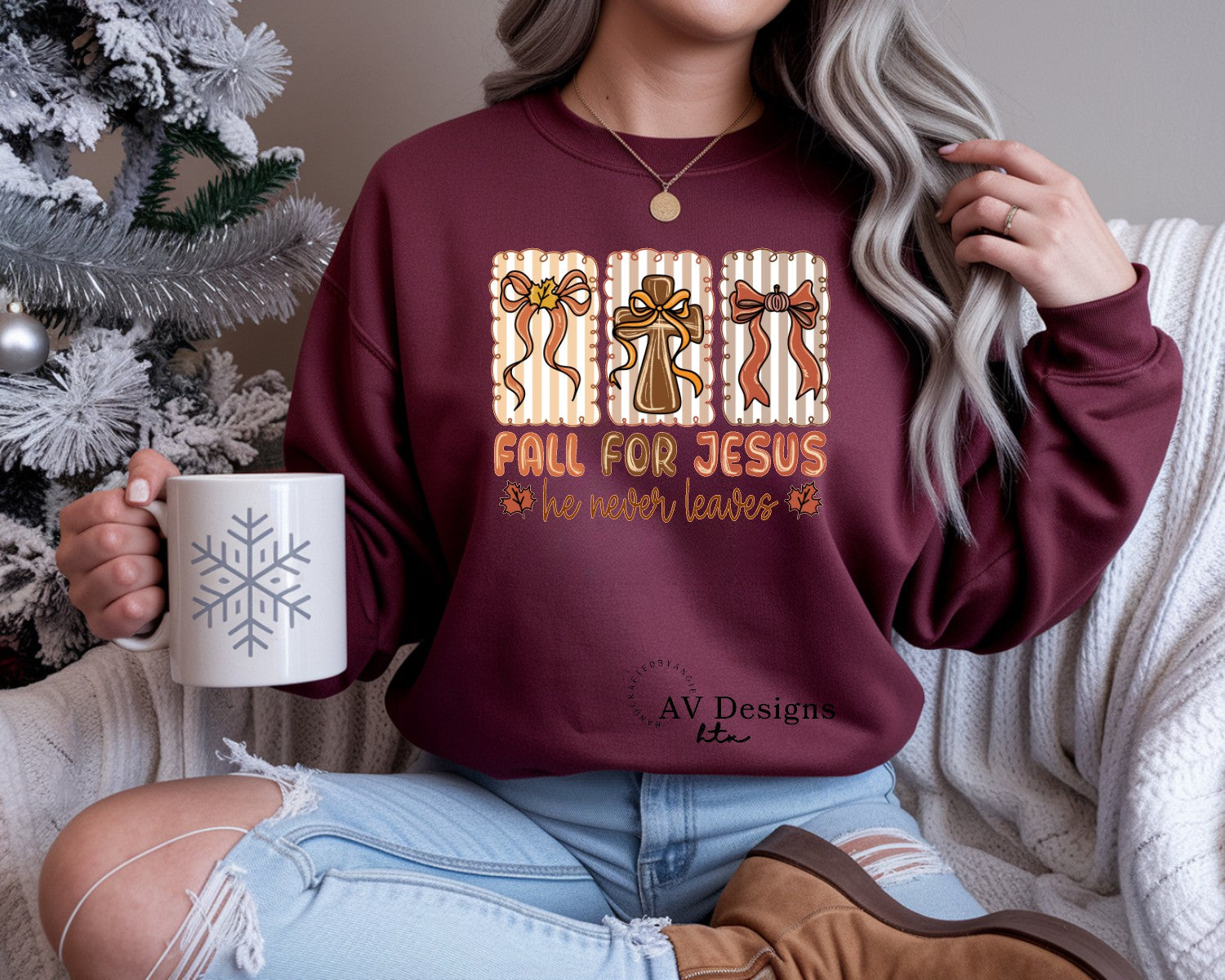 Fall for Jesus Crew Sweater