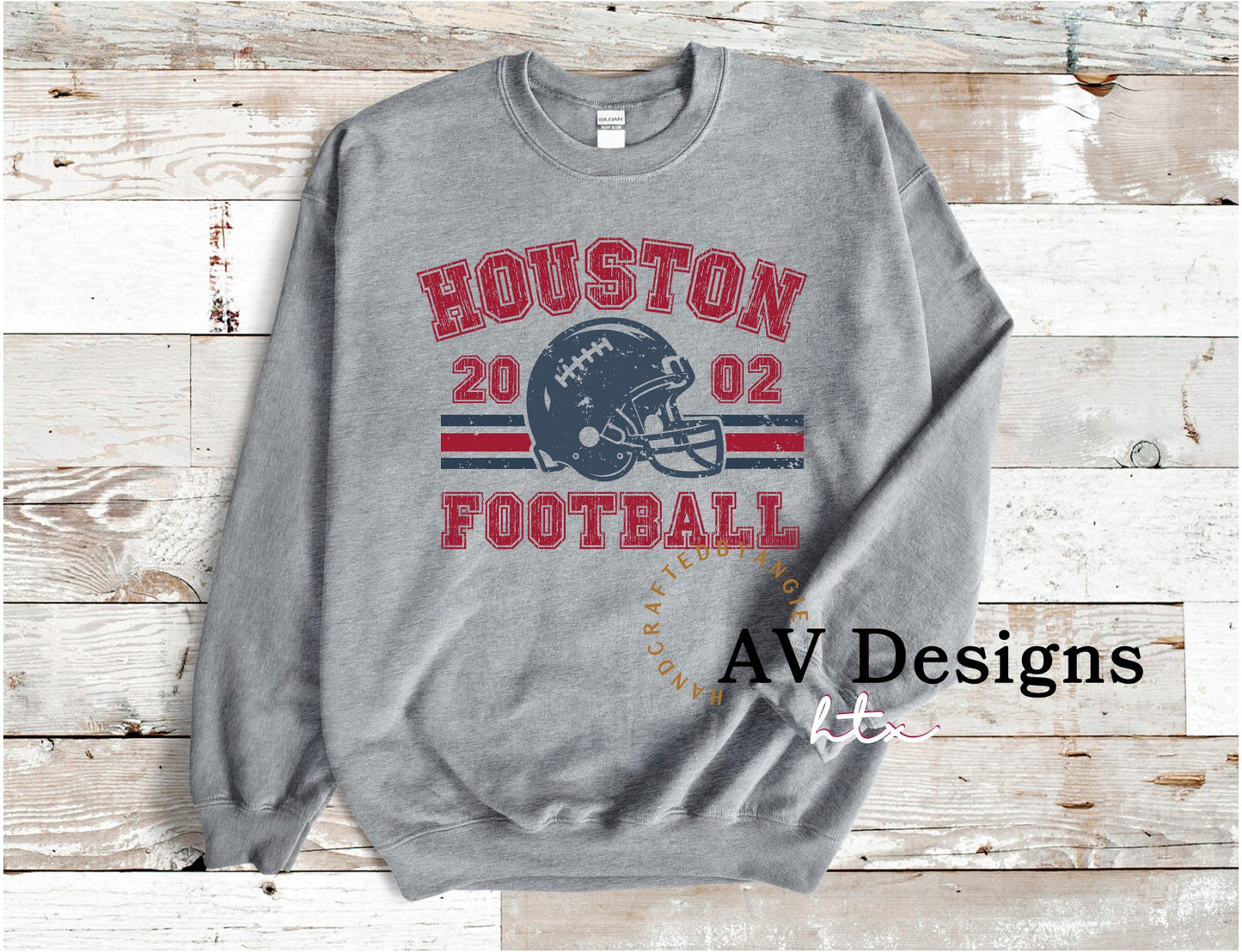 Houston Football Crew Sweater