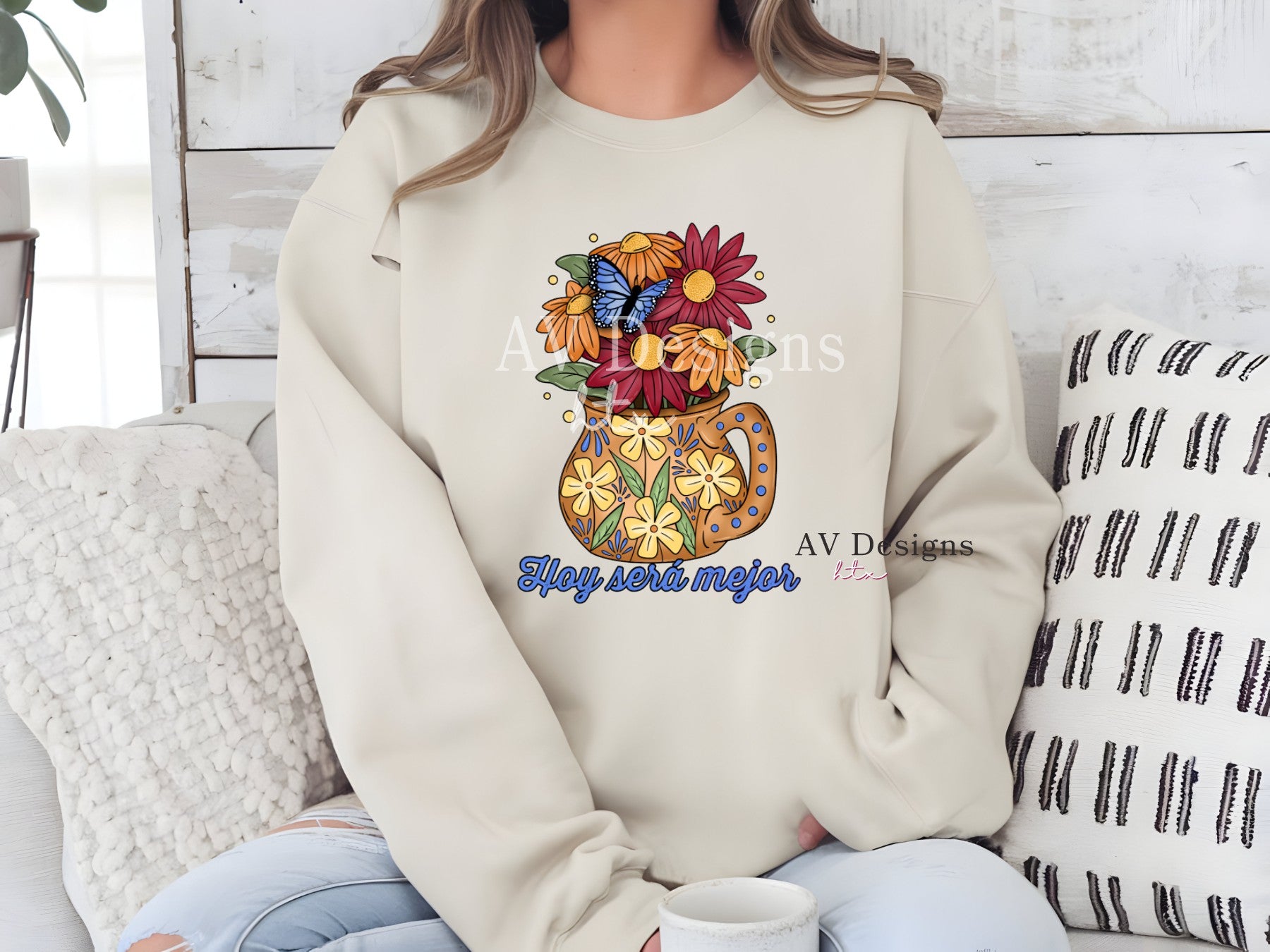 Hoy sera mejor Crew Sweater