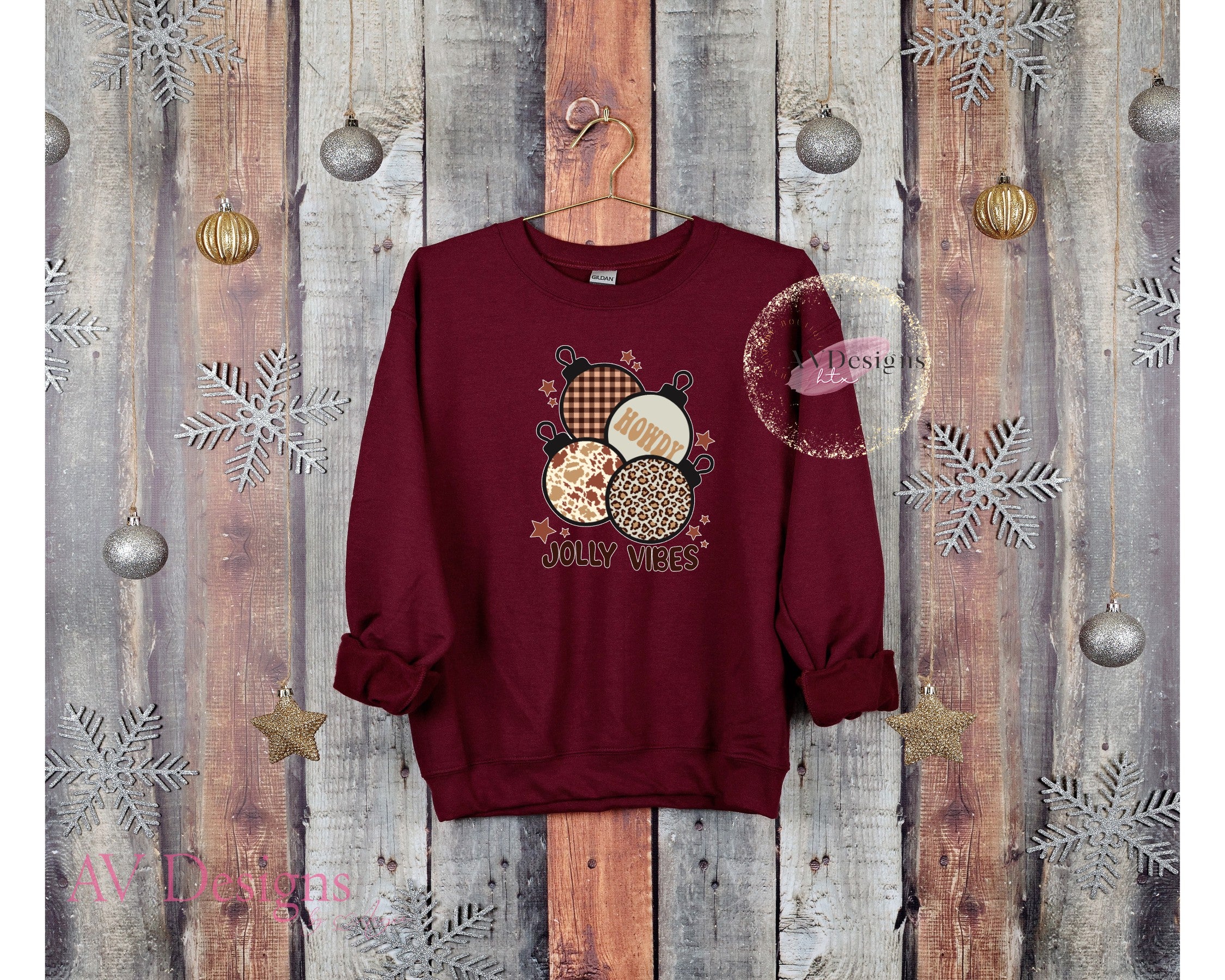 Jolly Vibes Crew Sweater