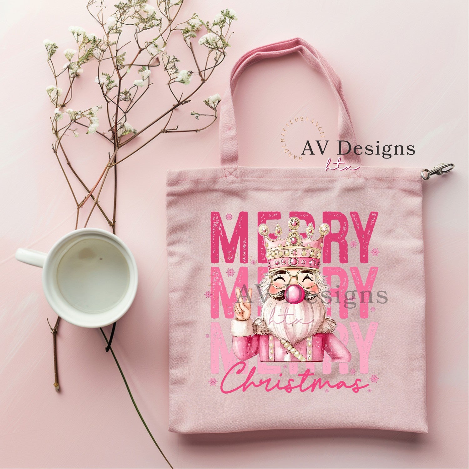 Merry Christmas Nutcracker Tote