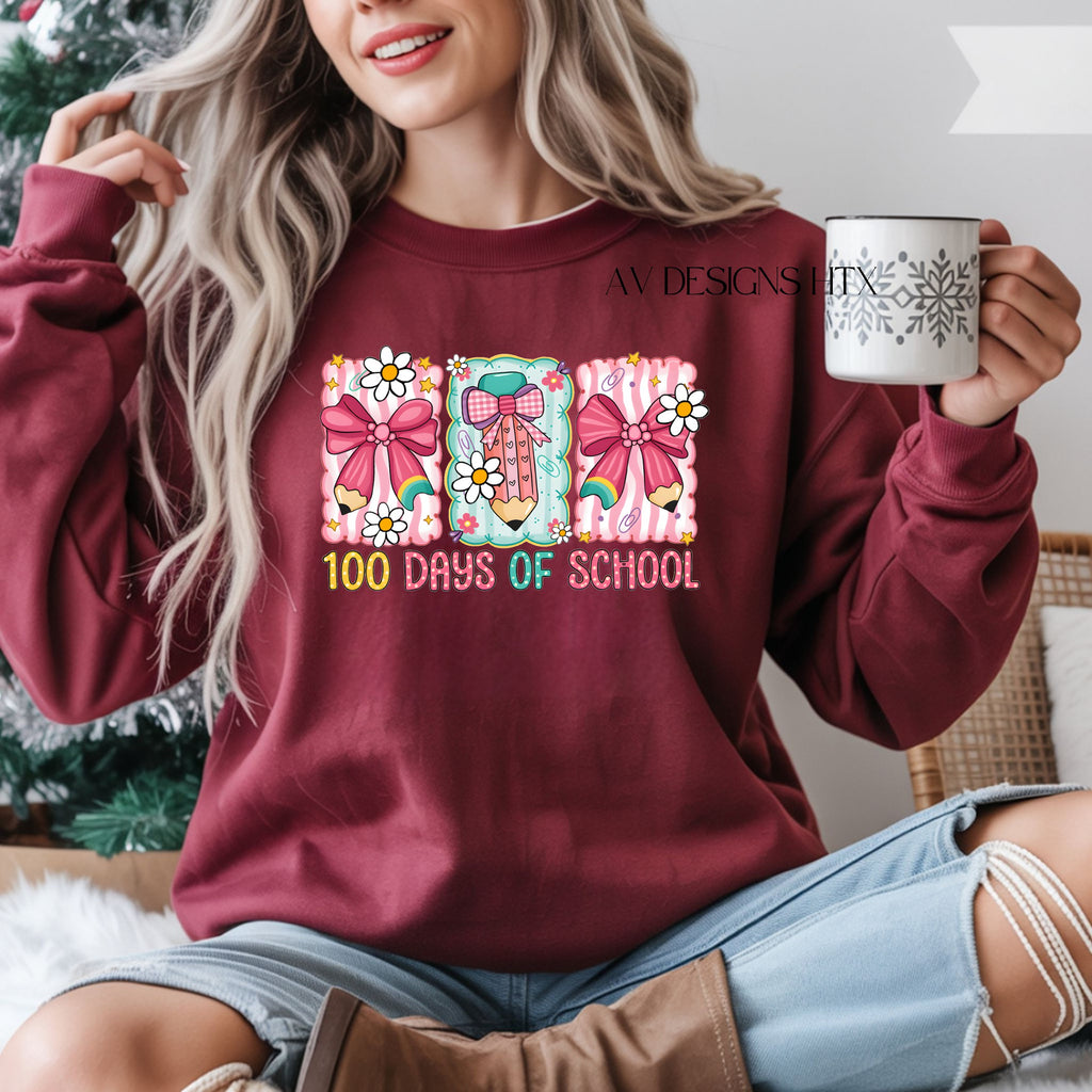 100 Days of School Preppy