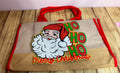 Santa Jute tote bag