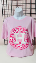 Pink Baseball Talavera Tee