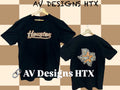 Houston Camo T-shirt front/back - RTS