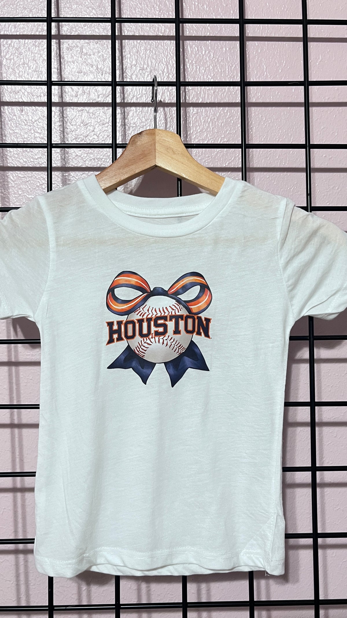 Houston Coquette youth baseball tee - RTS