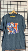Houston Floral baseball Tee - RTS (ready to ship)