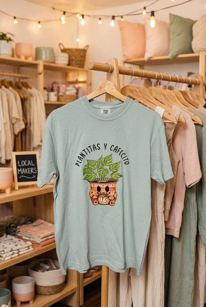 Plantitas Y Cafecito Tee - RTS