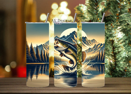 Bass Fish Tumbler