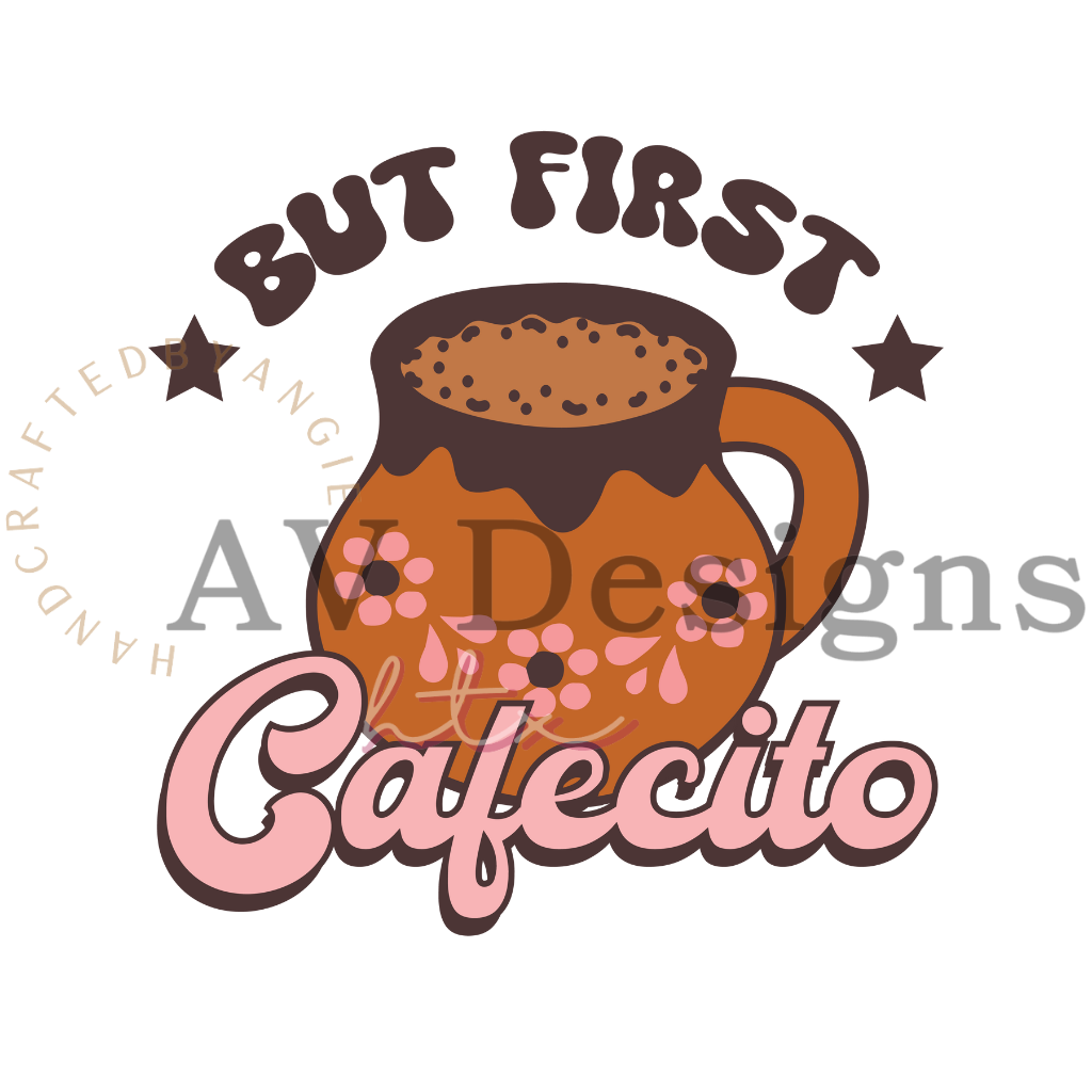 But First Cafecito Crew Sweater