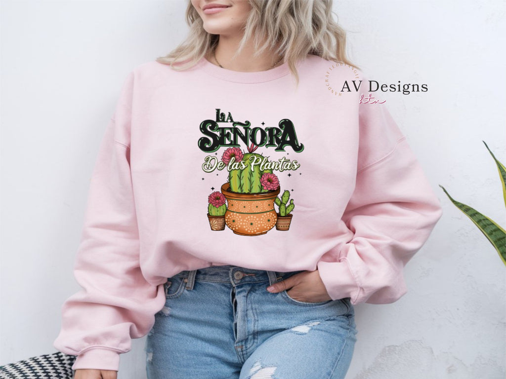 La Senora de las Plantas Succulents Sweatshirt