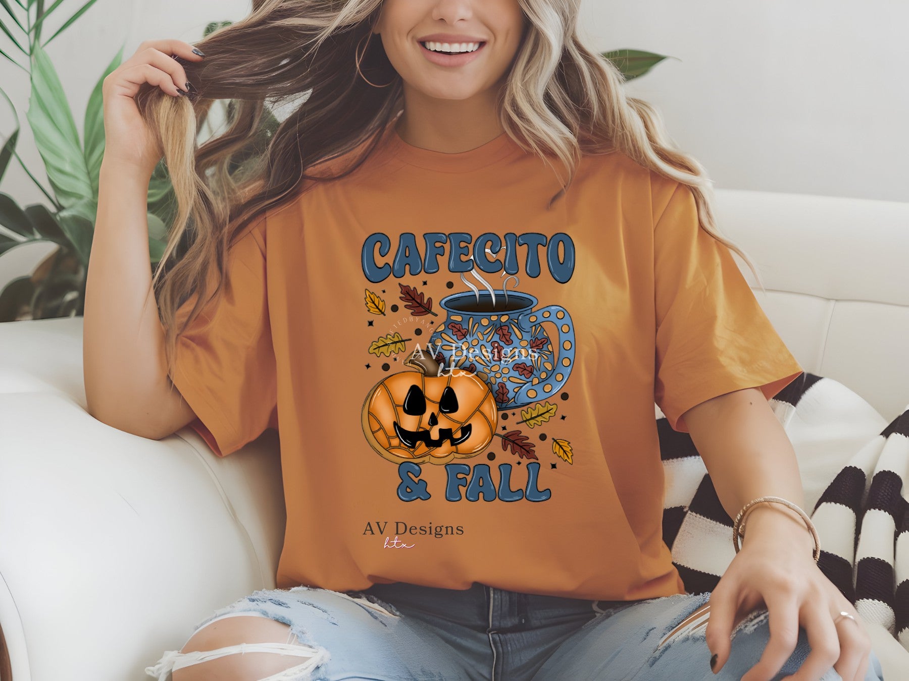 Cafecito & Fall Tee