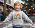 Checkered BOO youth Crew Sweatshirt