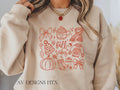 Fall Vibes Doodle Crew Sweatshirt