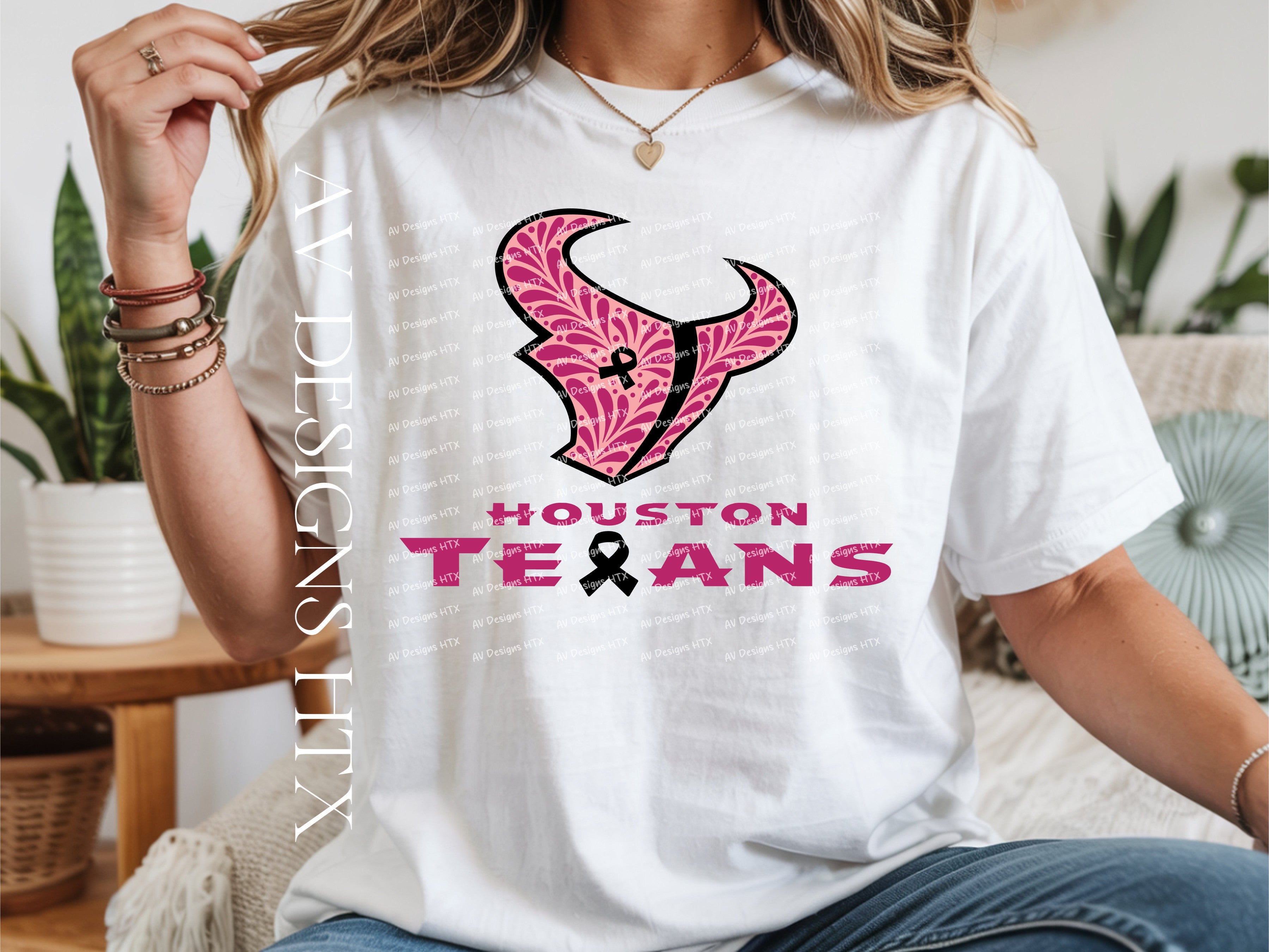 Houston Toro Pink Ribbon Talavera Tee