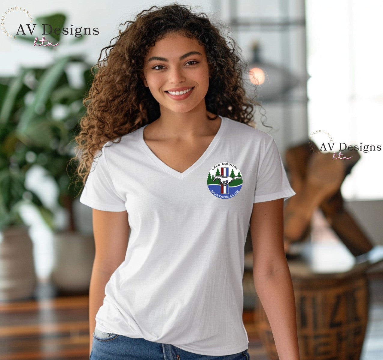Lake Country Mustang Club Pocket Logo tee