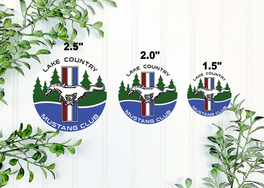 Lake Country Mustang Club Sticker
