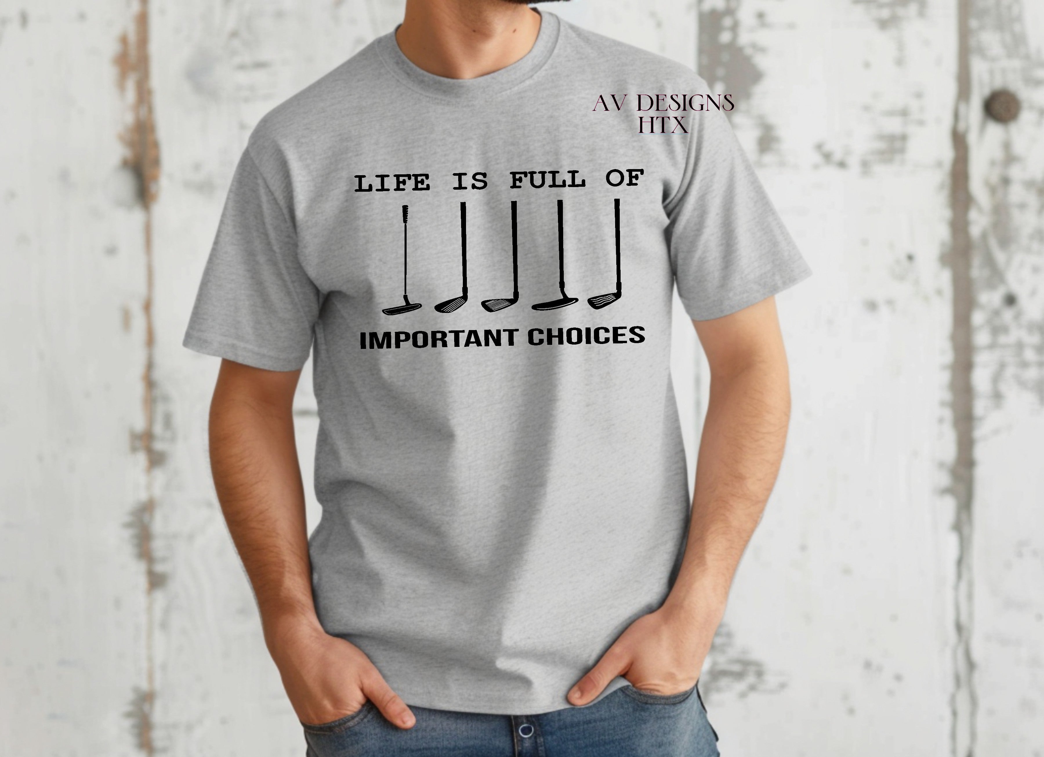 Life is full of important choices - Golf Tee