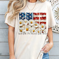 Floral American Flag Tee