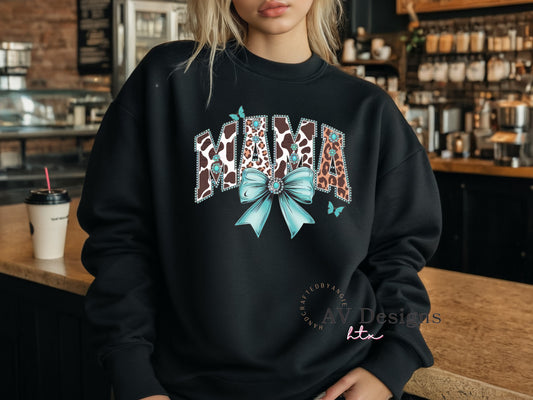 Country Coquette Mama Crew Sweater