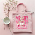 Merry Christmas Nutcracker Tote Bag