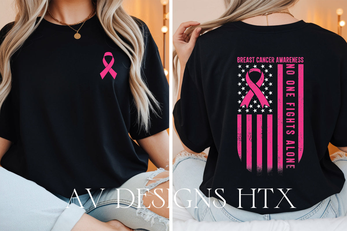 No One Fights Alone BCA Flag Tee