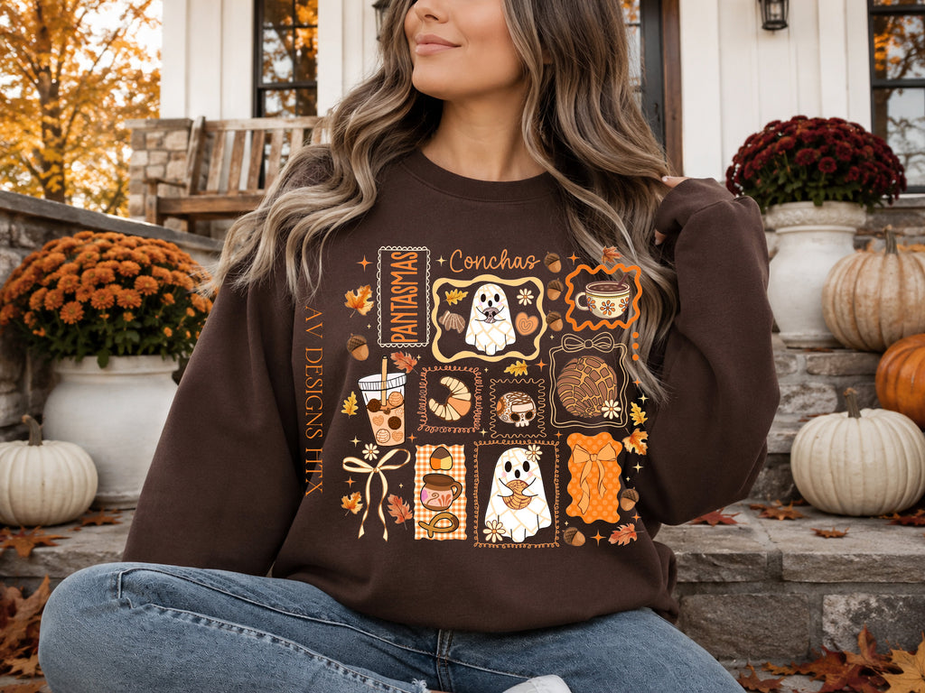 Pantasmas y Conchas Crew Sweatshirt