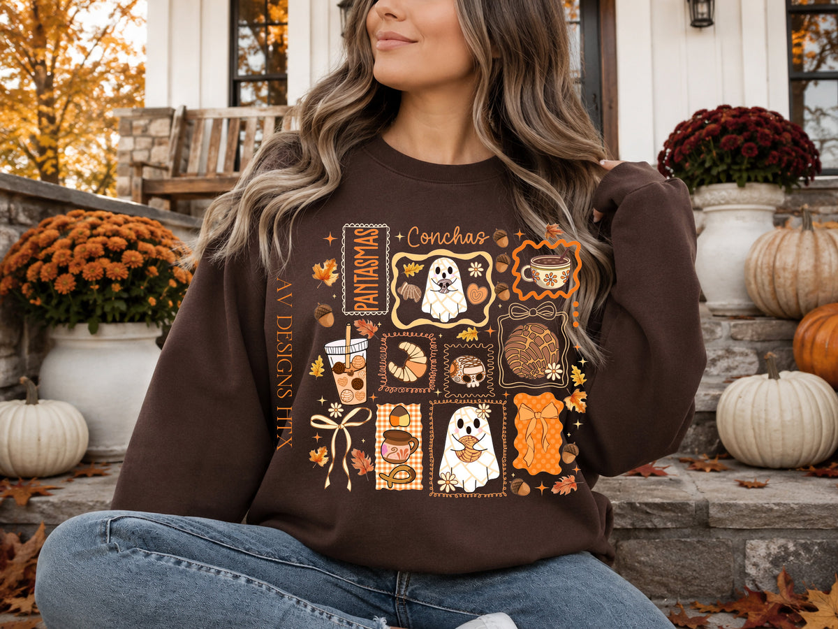 Pantasmas y Conchas Crew Sweatshirt