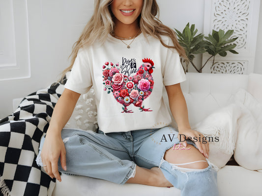 Rise & Shine Chicken Tee