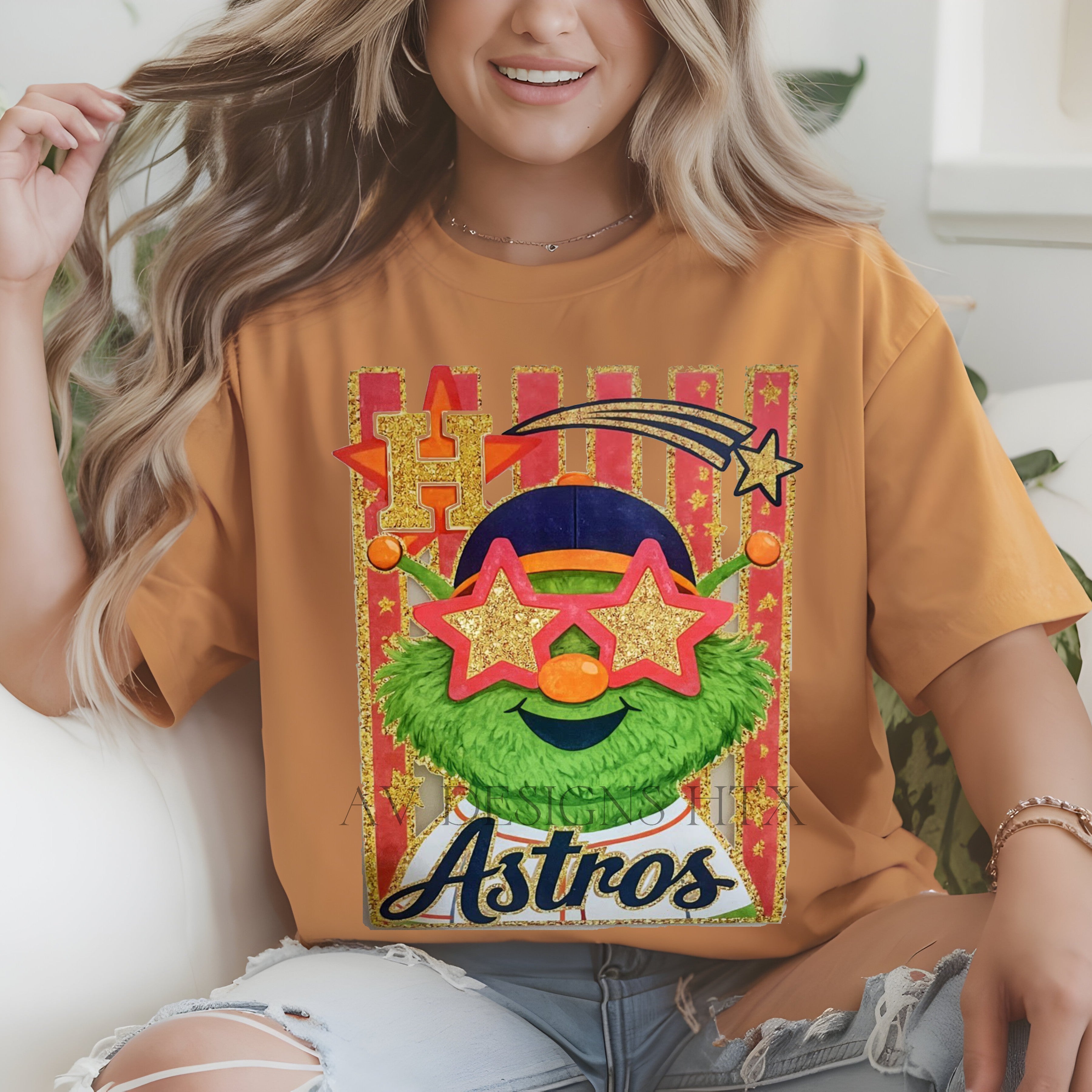 Sparkle Baseball Mascot Tee