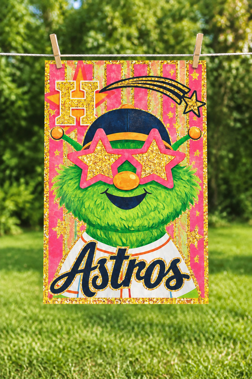 Sparkle Baseball Mascot Tee