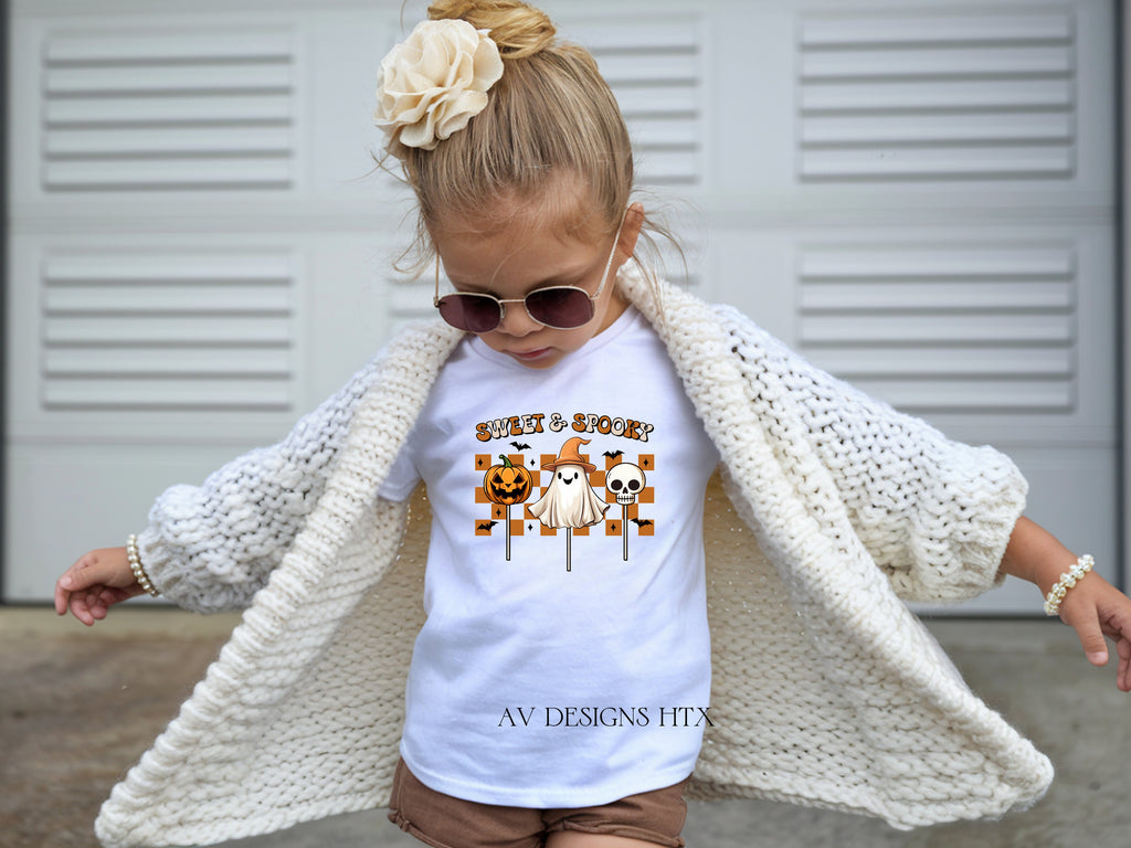 Sweet & Spooky youth tee