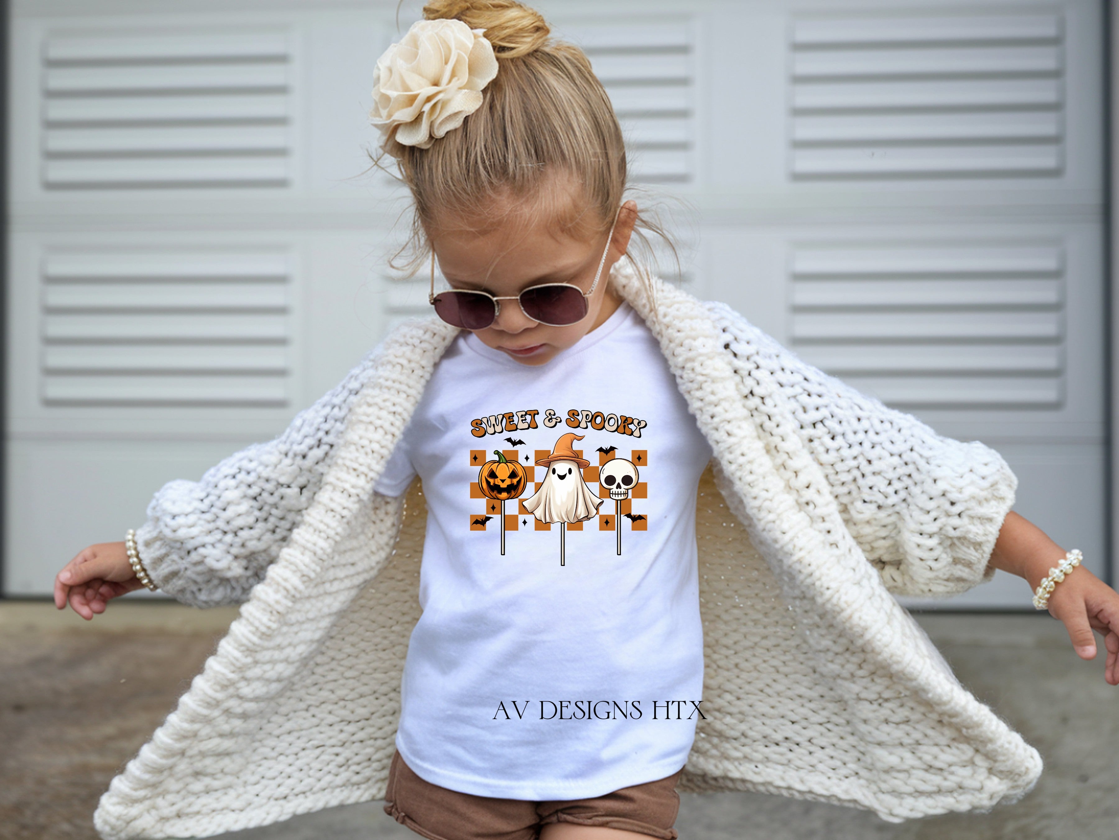 Sweet & Spooky youth tee