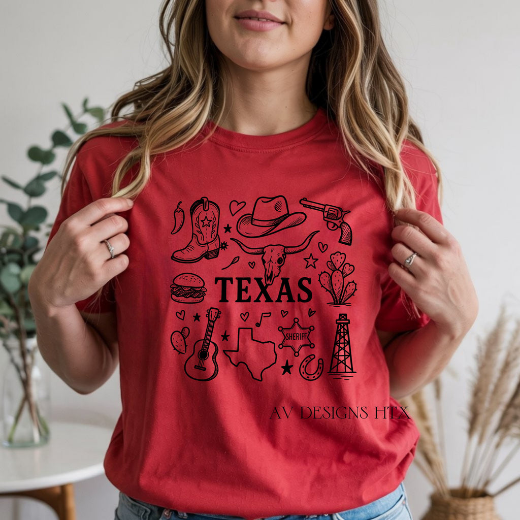 TX Doodle Tee