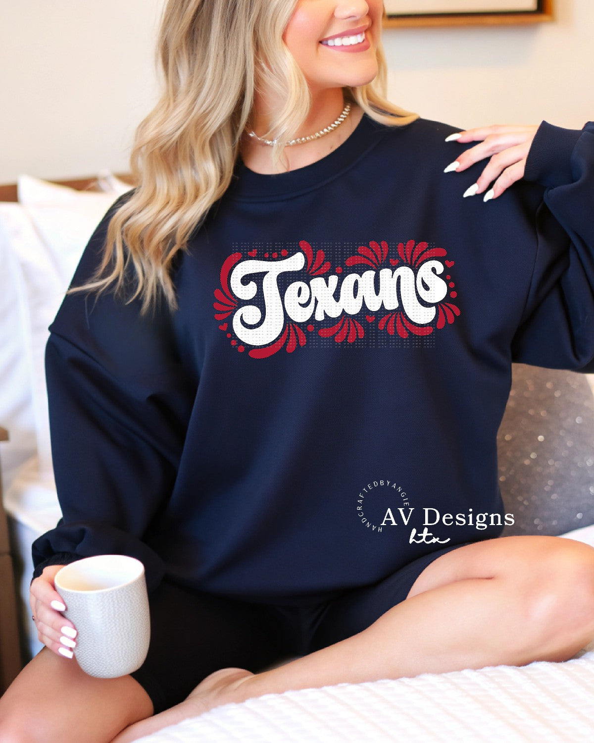 Houston Football Crew Sweater