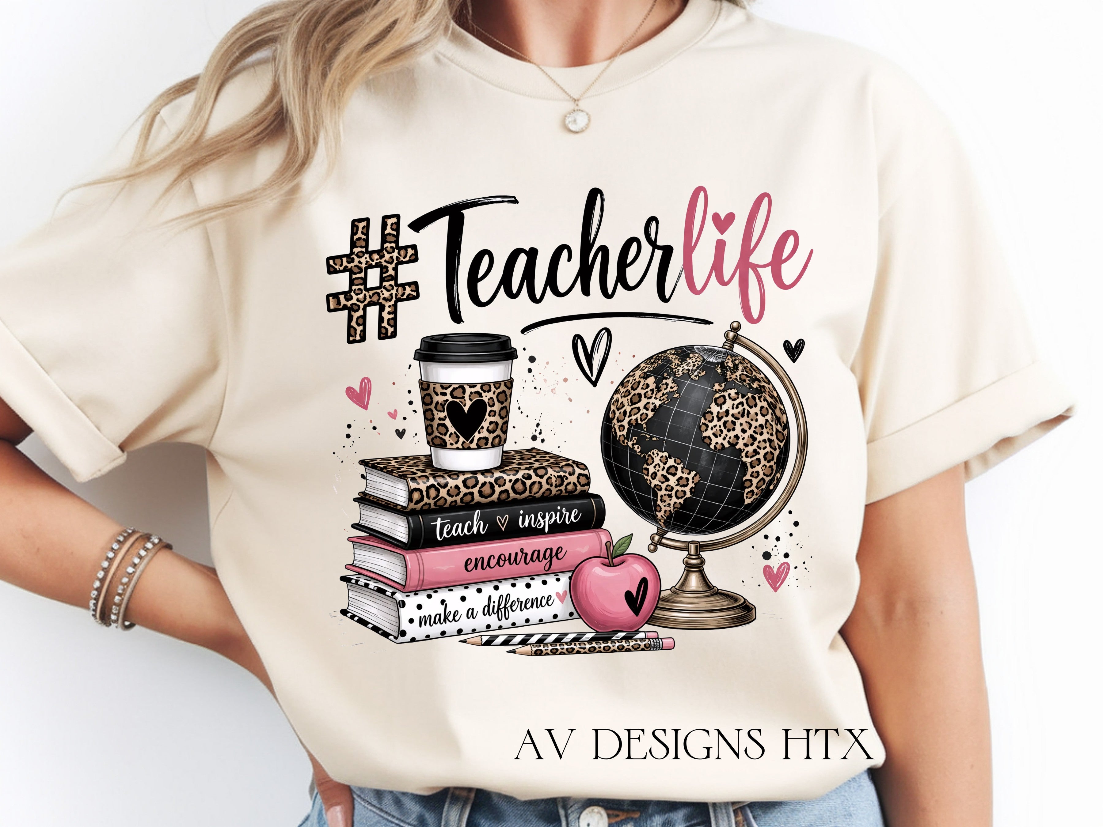 Preppy Teacher life Tee