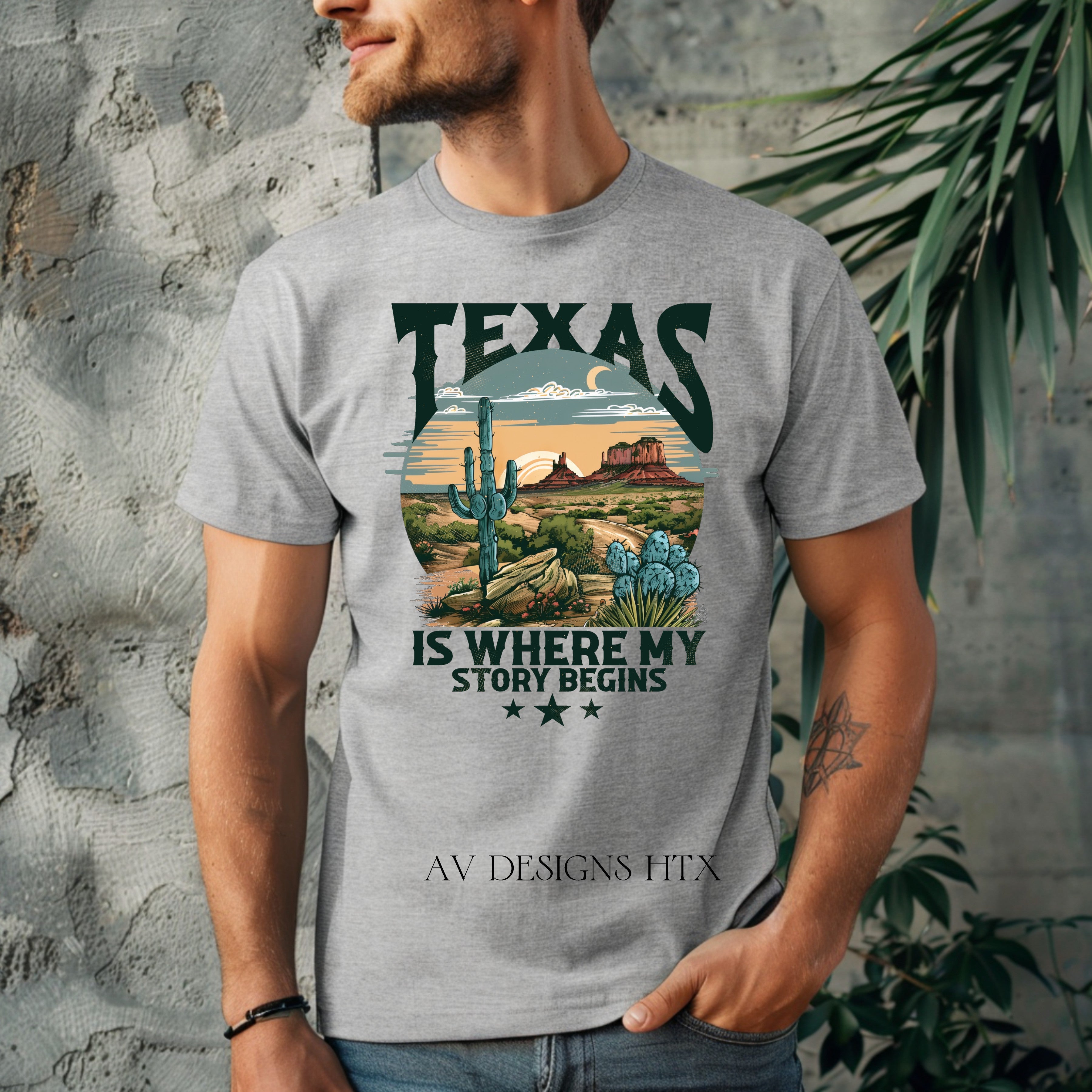 Texas Where My Story Begins T-shirt